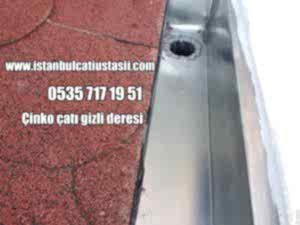 Titanyum çinko kaplama gizli dere fiyatları- Çinko dere- Çinko oluk- Arduvazlı membran ile çatı örtüsü fiyatları-