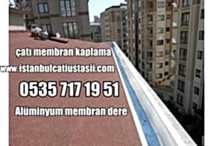 Alüminyum membran çatı deresi, Alüminyum membran deresi,