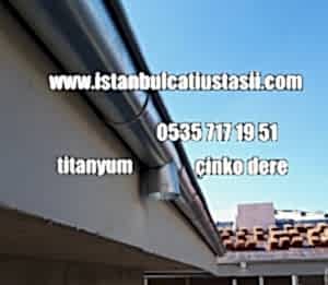 Çinko deresi, Titanyum çinko kaplama, Titanyum çinko bakır kaplama fiyatları, Bakır kelepceli,